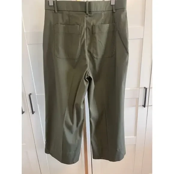 NWT: Spanx ST Crop Wide Leg 2.0 in Dark Pine Size XL - Picture 3 of 8